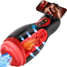 Sucking Toy Male Rechargeable Adult Toy - Penis Pump Strong Tongue Sucking and Licking G Sucking Toy Female Couple Panty Stimulation