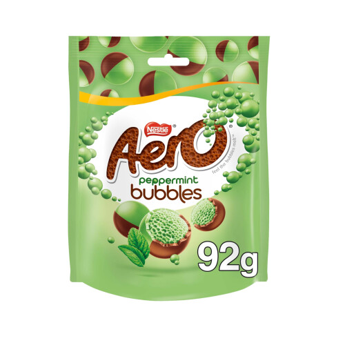 Aero Aero Bubbles Peppermint Milk Chocolate Sharing Bag 92g