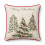 Homescapes Woven Christmas Trees Cushion with Cover, 45x45cm 1