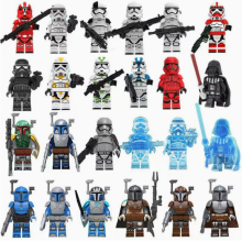 24pcs Star Wars Minifigures Set Fit Lego