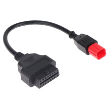 1 Câble de Diagnostic OBDII 16 Broches Vers 6 Broches, Adaptateur OBD pour Motos Séries Z/Versys