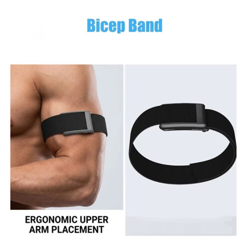 Bicep Band for Whoop5.0  Replacement Adjustable Nylon Strap Waterproof Replacement Wristbands Gray 1