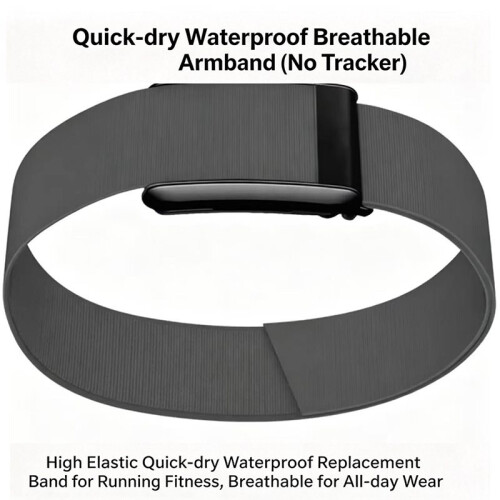 Bicep Band for Whoop5.0  Replacement Adjustable Nylon Strap Waterproof Replacement Wristbands Gray 2