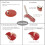 DIY Manual Embossing Label Maker,Handheld Labeling Tool,Lettering Tool,M1610 Embossing Label Maker Red 5