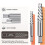 14Pcs Screw Extractor Set and Left Hand Drill Bits Set Easy Out Extractor,Broken Bolt Extractor Kit 3
