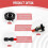 Magnetic Drywall Screw Setter Bits with Adjustable Depth Stop(6-Piece Set), Ph2 Positioning Bits & Removable Colla 4