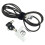 Laptop Lock, Tablet Lock Security Cable, 2 Keys Sturdy Steel Locking Kit Anti Theft Hardware Protection 3
