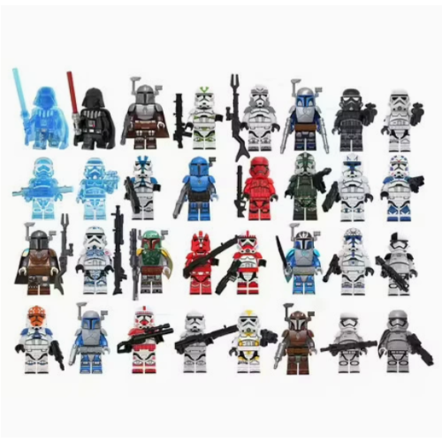 32pcs Star Wars Minifigures Set Fit Lego