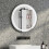 Living And Home Wall-Mounted Bathroom Adjustable LED Vanity Mirror with Demister 2