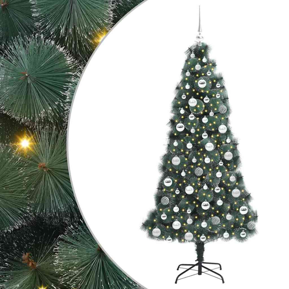 Vidaxl (180 Cm) Artificial Christmas Tree With Leds&Stand Decoration Tree Multi Sizes
