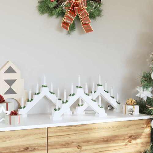 VidaXL vidaXL Christmas Candle Bridge 3 pcs 7 LEDs Warm White 2