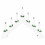 VidaXL vidaXL Christmas Candle Bridge 3 pcs 7 LEDs Warm White 7
