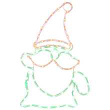 vidaXL LED Sign Gnome LOVIISA 80 LEDs Multicolour and 38 x 60 cm