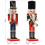 VidaXL vidaXL Christmas Nutcracker TURKU 2 pcs Red and Black 30 cm 1
