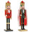 VidaXL vidaXL Christmas Nutcracker TURKU 2 pcs Red and Black 50 cm 3