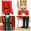 VidaXL vidaXL Christmas Nutcracker TURKU 2 pcs Red and Black 50 cm 5