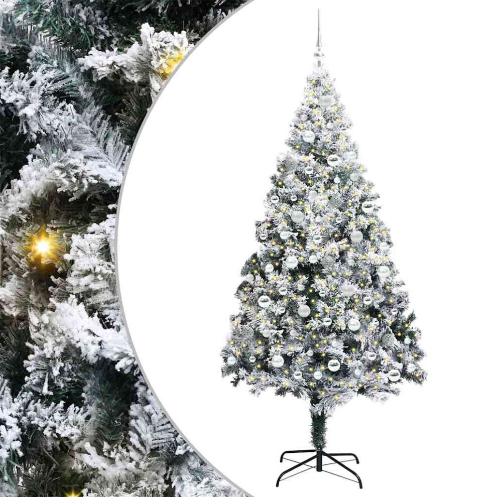 B&Q - Artificial Christmas Tree White 210 Cm - Image 2