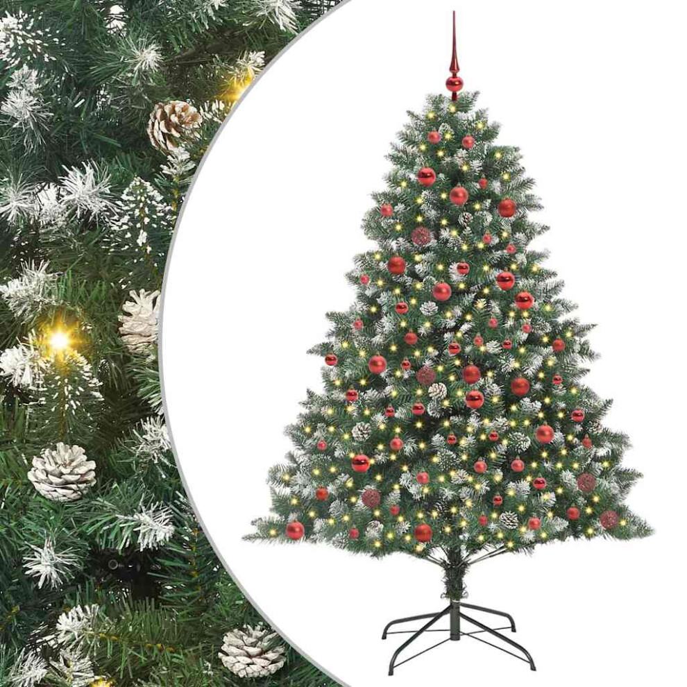 Vidaxl (180 Cm) Artificial Christmas Tree With Stand Xmas Tree Christmas Decoration Pvc