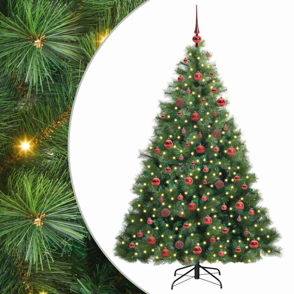 Vidaxl (Green, 180 Cm) Artificial Christmas Tree With Stand Green Pe And Pvc Seasonal Decor