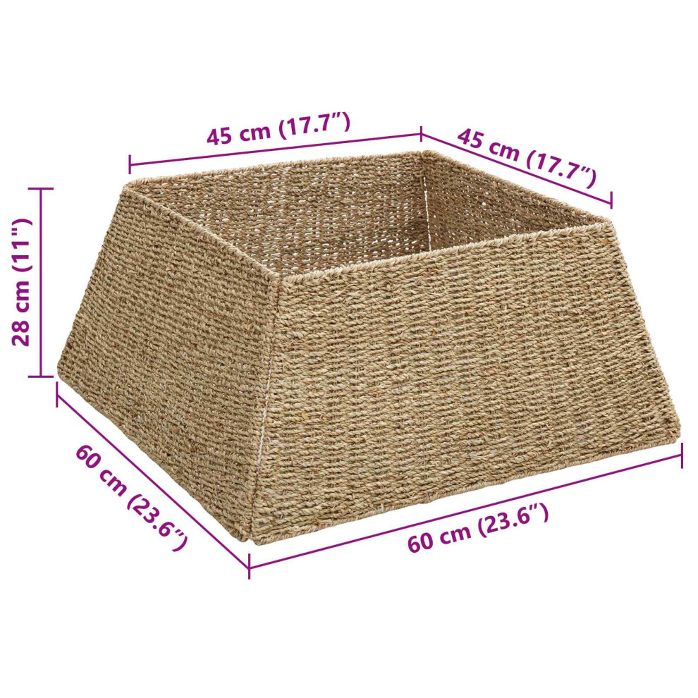 B&Q - Christmas Tree Collar Brown 60 X 60 X 28 Cm Seagrass - Image 2