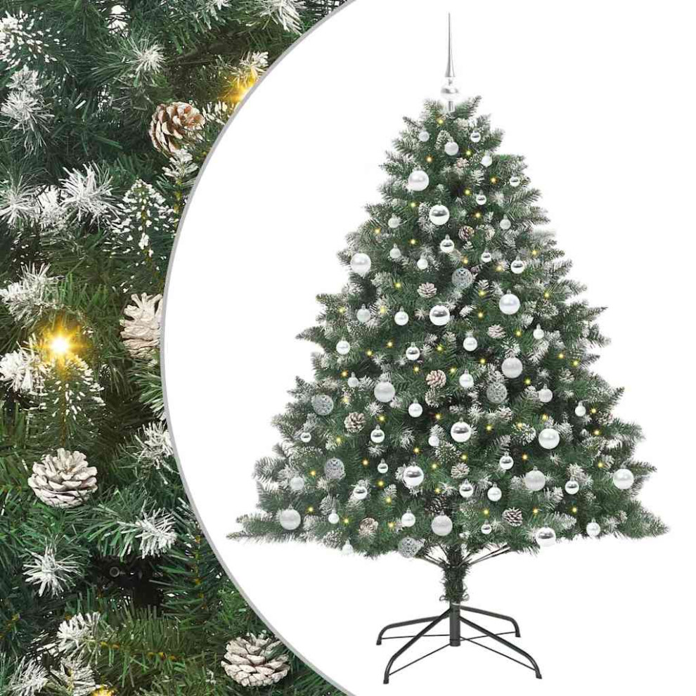 Vidaxl (180 Cm) Artificial Christmas Tree With Stand Xmas Tree Christmas Decoration Pvc