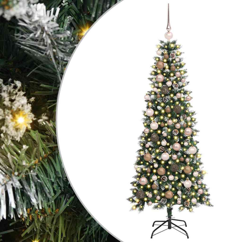 Vidaxl (180 Cm) Artificial Christmas Tree With Stand Christmas Decoration Green Pvc