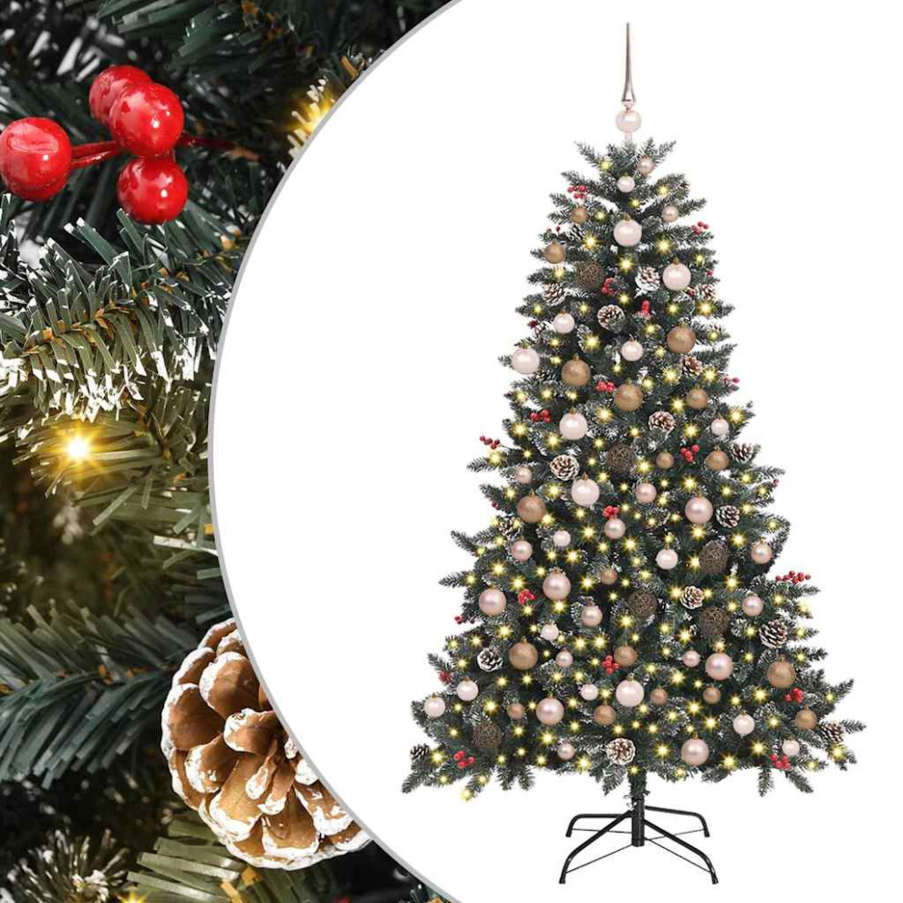 Vidaxl (180 Cm) Artificial Christmas Tree With Stand Christmas Decoration Green Pvc