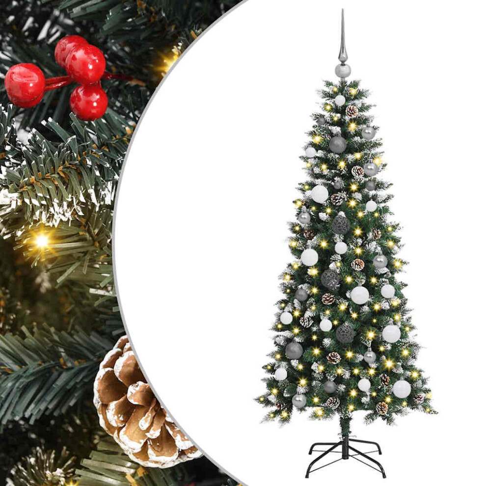 Vidaxl (150 Cm) Artificial Christmas Tree With Stand Christmas Decoration Green Pvc