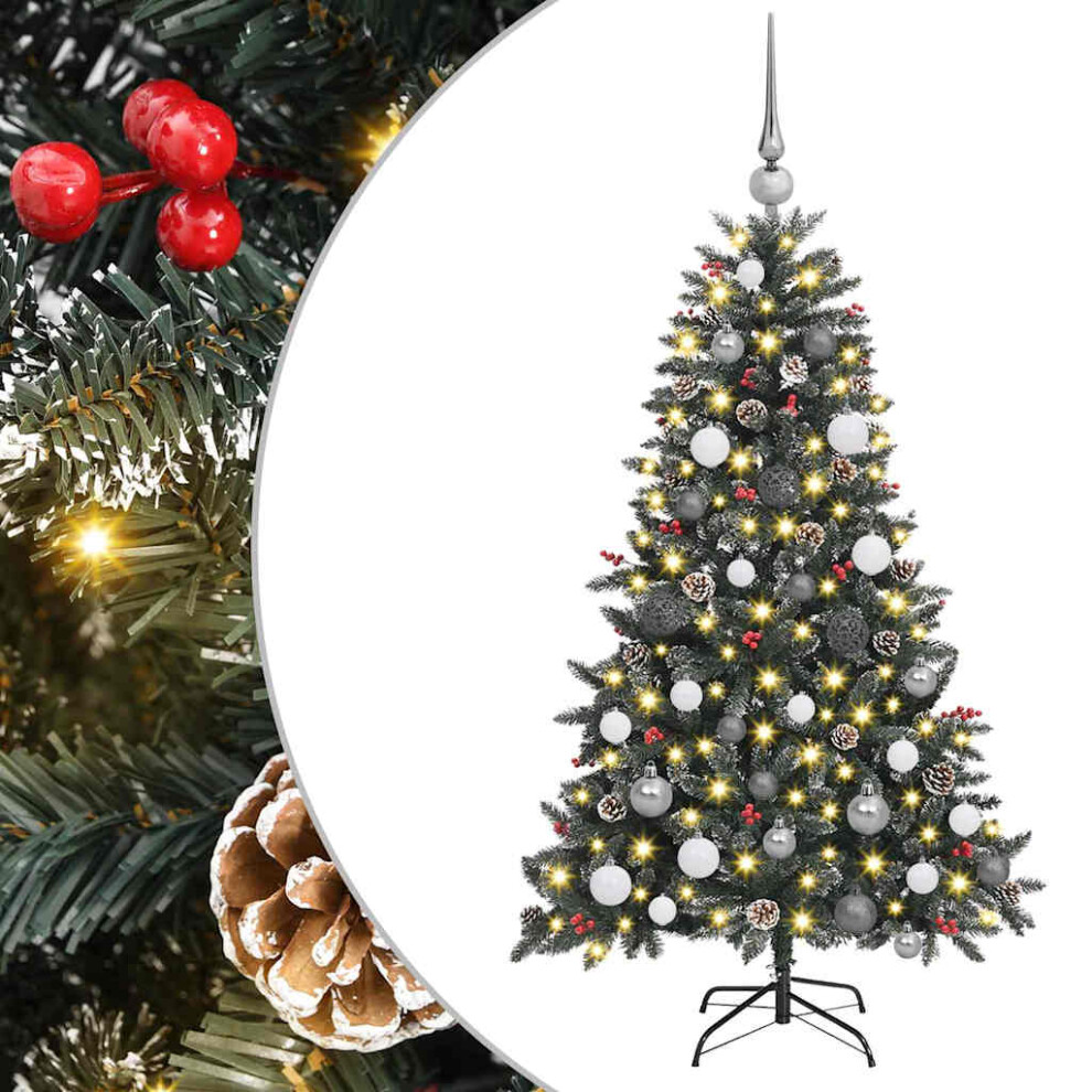 Vidaxl (150 Cm) Artificial Christmas Tree With Stand Christmas Decoration Green Pvc