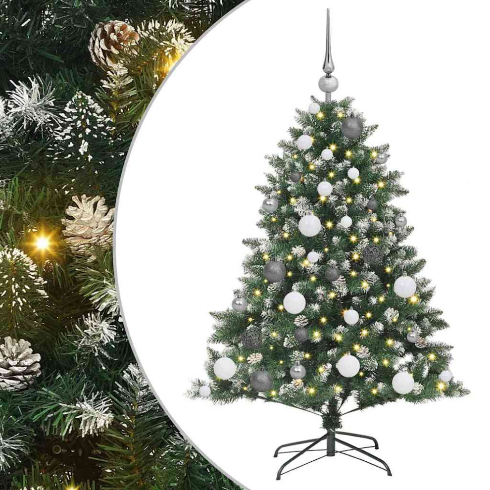 Vidaxl (120 Cm) Artificial Christmas Tree With Stand Xmas Tree Christmas Decoration Pvc
