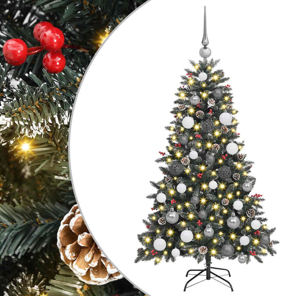 Vidaxl (120 Cm) Artificial Christmas Tree With Stand Christmas Decoration Green Pvc
