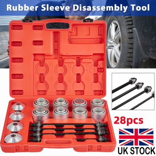 28PCS Car Press Pull Sleeve Kit Bush Bearing Removal Tool Auto Remover Set