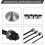 28PCS Car Press Pull Sleeve Kit Bush Bearing Removal Tool Auto Remover Set 7