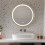 Living And Home Wall-Mounted Bathroom Adjustable LED Vanity Mirror with Demister 2