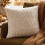 Homescapes Faux Fur Textured Pumpkin Cushion with Cover 2
