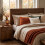 Homescapes Faux Fur Textured Pumpkin Cushion with Cover 5