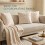 Homescapes Faux Fur Textured Pumpkin Cushion with Cover 6