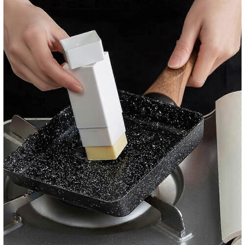 Beurrier rotatif avec couvercle (blanc) 1