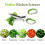 Herb Scissors, Kitchen Herb Scissors with 5 Blades and Cover, Sharp Dishwasher Safe Kitchen Gadget - Green 3