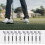 10pcs Golf Tees Wear Ant Portable Oblique Insert Decrease Frict 10 Des Golf Ball 2