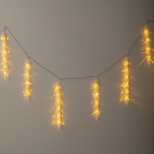 Premier 3.6m 12 Connectable Christmas Icicle Lights with 60 Multi-Action LEDs 1