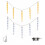 Premier 3.6m 12 Connectable Christmas Icicle Lights with 60 Multi-Action LEDs 12