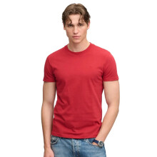 (L, Red/Red) Superdry Mens SD&Co Embroidered Logo Short Sleeve T-Shirt