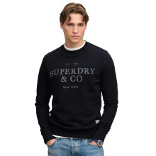 (L, Dark Navy) Superdry Mens 1954 Company Relaxed Sweatshirt