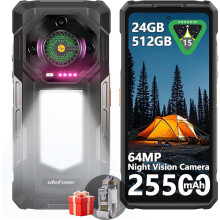 (Black) Ulefone Armor 33,24GB 512GB,6.95" FHD