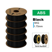 KINGROON 3D-tulostimen filamentti, 5 kg, musta, 1,75 mm