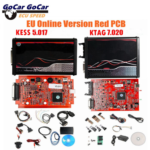 KTAG V7.020, ECU programmeringskit voor auto, vrachtwagen en tractor, rood 1