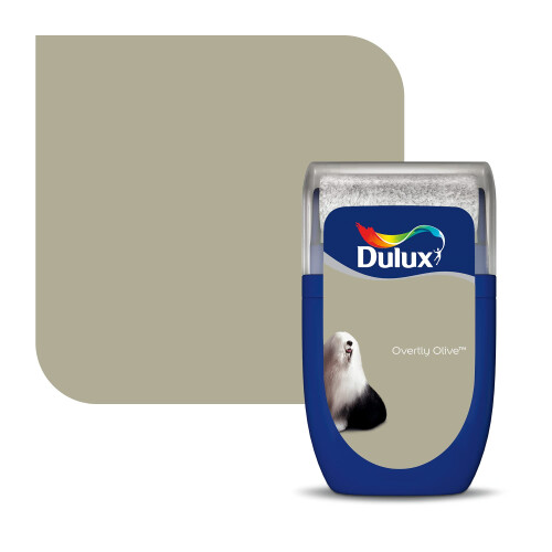 Dulux Dulux Walls & Ceilings Tester Paint, Overtly Olive, 30 ml