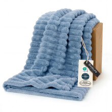 Bedsure Soft Twin XL Blanket for Bed Dorm Blue 66"x90"