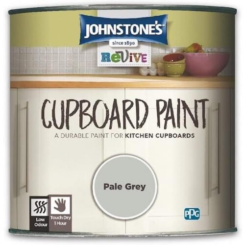 Johnstone's Johnstone's - Upcycling Cupboard Paint - Pale Grey - 750ml